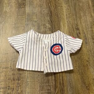 Build A Bear Workshop Chicago Cubs Baseball Uniform Jersey Shirt